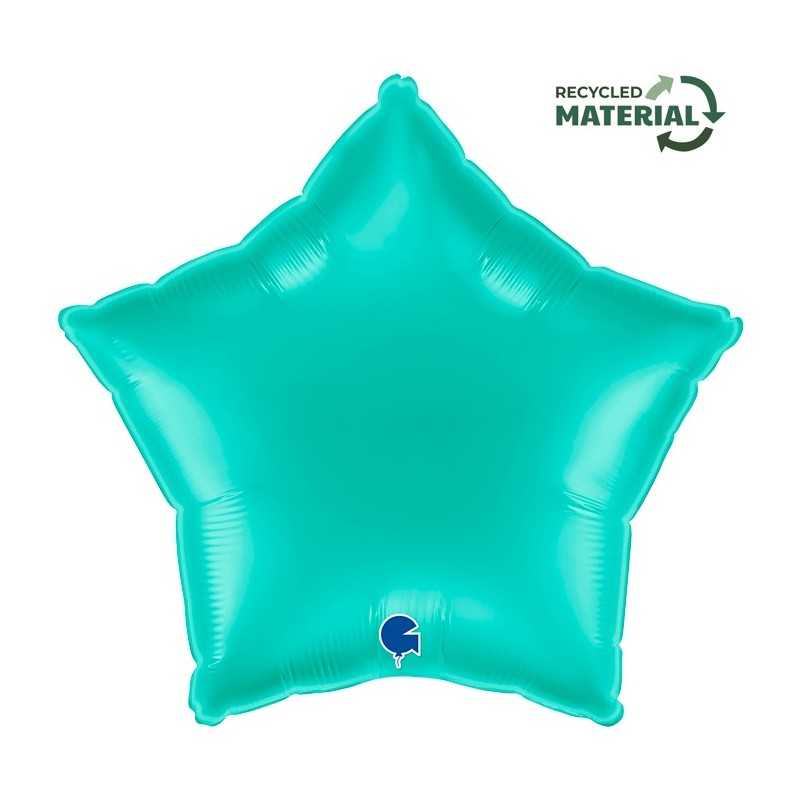 BALLON METALLIQUE ETOILE 46 CM TIFFANY