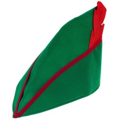 CHAPEAU ROBIN DES BOIS  VERT ET ROUGE 