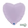BALLON METALLIQUE COEUR 46 CM MATTE LILAC OU LILAS MAT BALLON METALLIQUE COEUR 46 CM MATTE LILAC OU LILAS MAT
