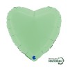 BALLON METALLIQUE COEUR 46 CM MATTE GREEN OU VERT MAT BALLON METALLIQUE COEUR 46 CM MATTE GREEN OU VERT MAT