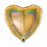 BALLON METALLIQUE COEUR 46 CM HOLOGRAPHIC GLITTER GOLD 5 OU OR BALLON METALLIQUE COEUR 46 CM HOLOGRAPHIC GLITTER GOLD 5 OU OR