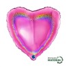BALLON METALLIQUE COEUR 46 CM HOLOGRAPHIC GLITTER FUXIA OU ROSE FUCHSIA BALLON METALLIQUE COEUR 46 CM HOLOGRAPHIC GLITTER FUXIA OU ROSE FUCHSIA