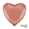 BALLON METALLIQUE COEUR 46 CM ROSE GOLD