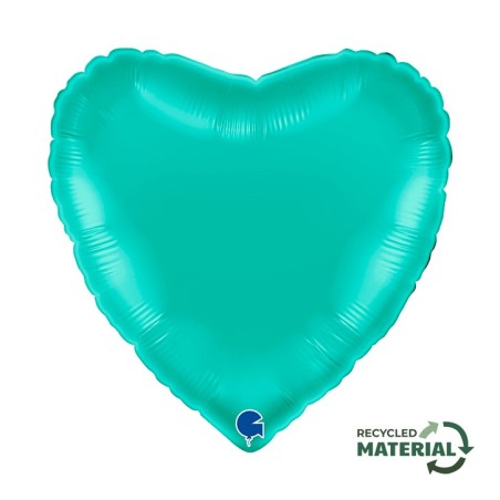 BALLON METALLIQUE COEUR 46 CM TIFFANY