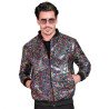 DEGUISEMENT BLOUSON BOMBER MULTICOLORE TAILLE L-XL