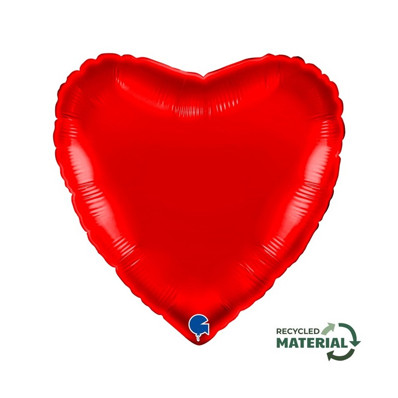 BALLON METALLIQUE COEUR 46 CM RED OU ROUGE BALLON METALLIQUE COEUR 46 CM RED OU ROUGE