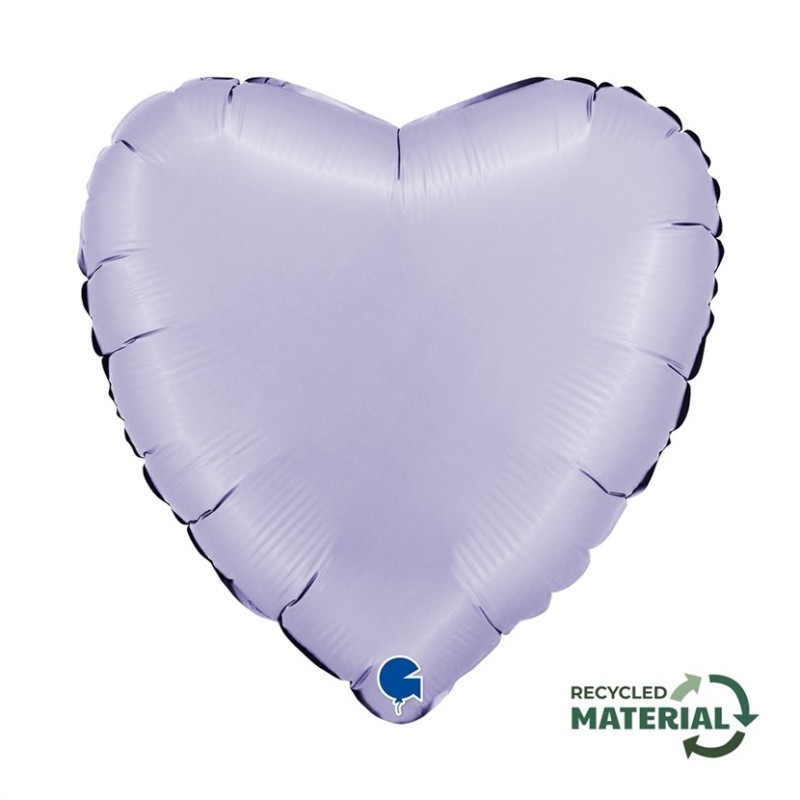 BALLON METALLIQUE COEUR 46 CM SATIN LILAC OU LILAS BALLON METALLIQUE COEUR 46 CM SATIN LILAC OU LILAS