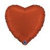 BALLON METALLIQUE COEUR 46 CM SATIN BRICK RED OU ROUGE BRIQUE BALLON METALLIQUE COEUR 46 CM SATIN BRICK RED OU ROUGE BRIQUE