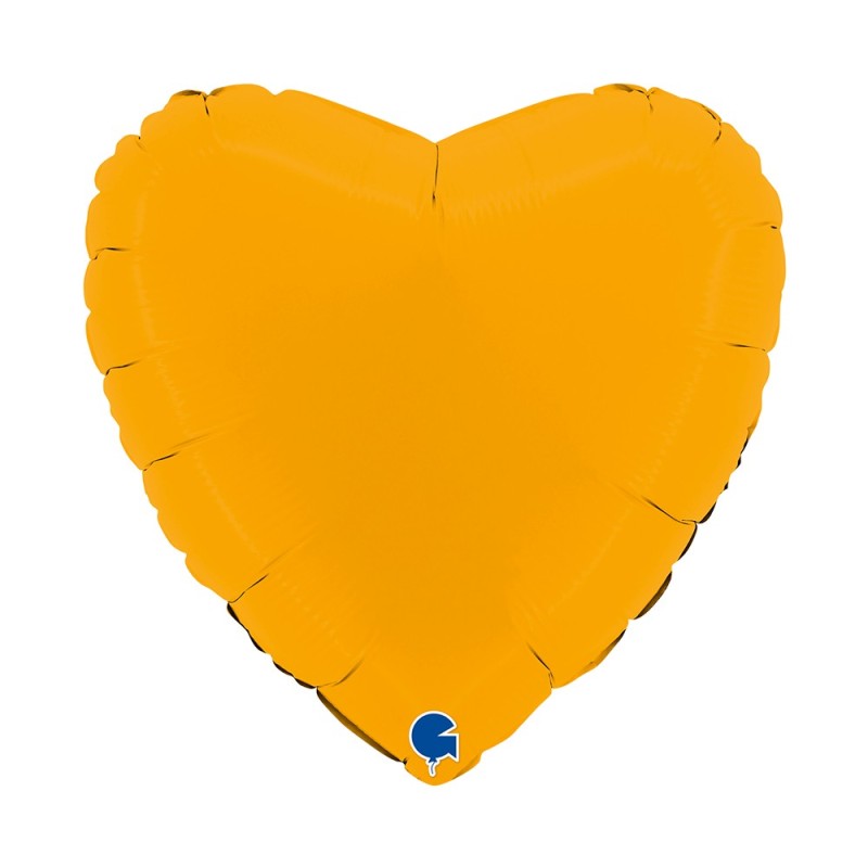 BALLON METALLIQUE COEUR 46 CM MATTE MUSTARD OU MOUTARDE BALLON METALLIQUE COEUR 46 CM MATTE MUSTARD OU MOUTARDE