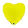 BALLON METALLIQUE COEUR 46 CM MATTE LIME GREEN OU VERT ANIS