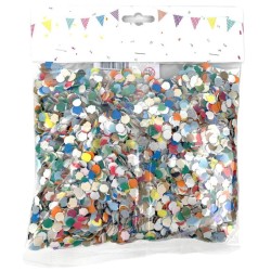 SACHET DE 100 G CONFETTIS MULTICOLORES