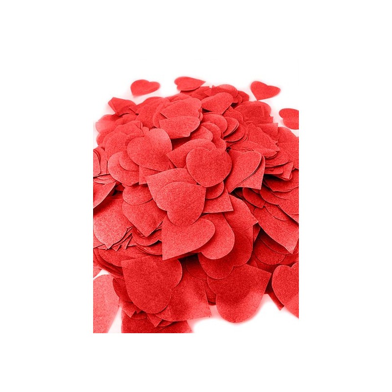 CONFETTIS DE SCENE COEUR ROUGE 80 G