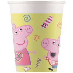 8 GOBELETS PEPPA PIG CARTON 200 ML