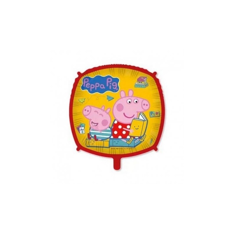 BALLON METALLIQUE CARRE PEPPA PIG 46 CM BALLON METALLIQUE CARRE PEPPA PIG 46 CM