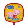BALLON METALLIQUE CARRE PEPPA PIG 46 CM BALLON METALLIQUE CARRE PEPPA PIG 46 CM