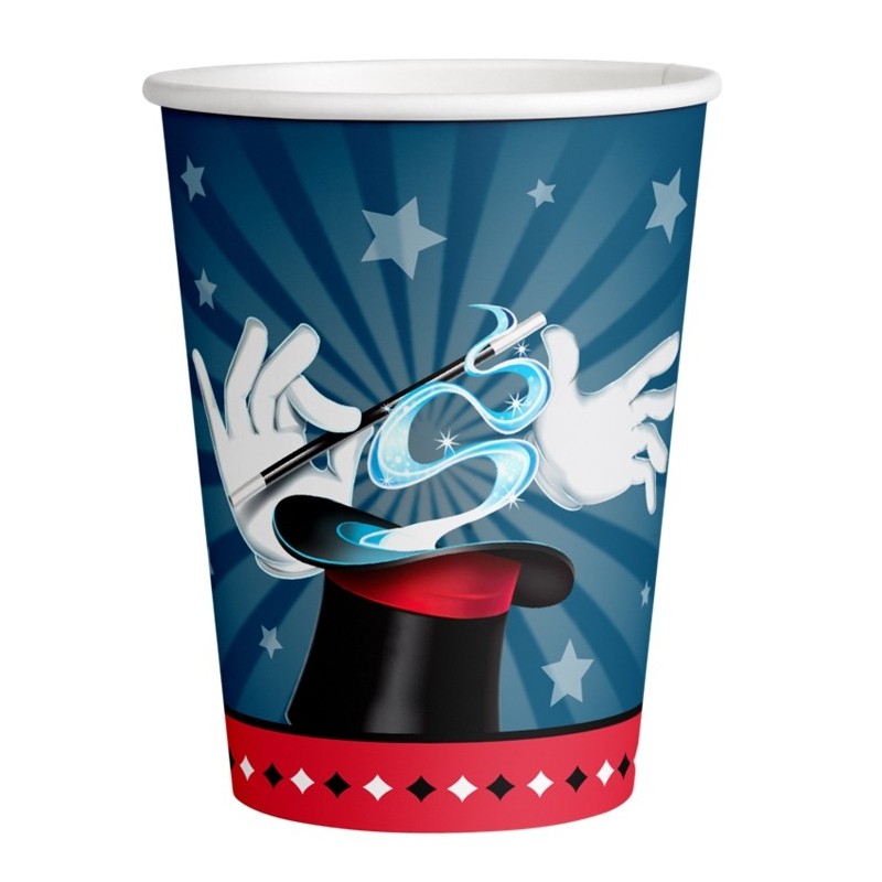 8 GOBELETS THEME MAGIE 266 ML 8 GOBELETS THEME MAGIE 266 ML