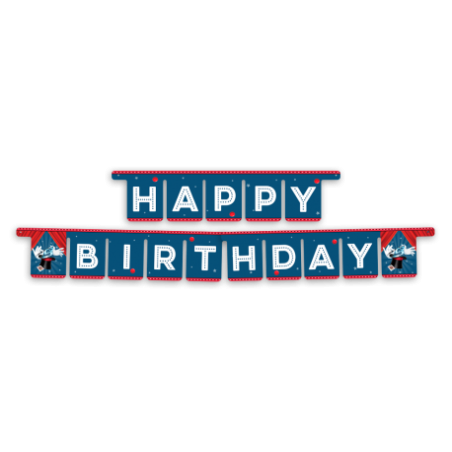 GUIRLANDE LETTRES HAPPY BIRTHDAY THEME MAGIE 