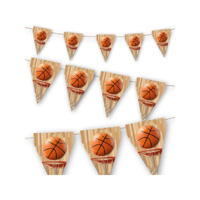 GUIRLANDE FANIONS BASKET-BALL 