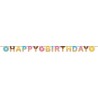 GUIRLANDE LETTRE HAPPY BIRTHDAY DONUTS 2.60 M