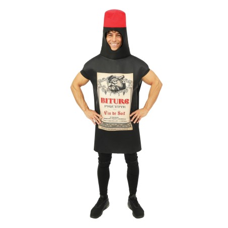 DEGUISEMENT BOUTEILLE DE VIN TAILLE UNIQUE 