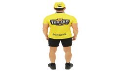 DEGUISEMENT COSTUME CYCLISTE TRICARD JAUNE TAILLE L-XL