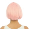 PERRUQUE CABARET CHEVEUX CARRE COURT ROSE CLAIR AVEC FRANGE PERRUQUE CABARET CHEVEUX CARRE COURT ROSE CLAIR AVEC FRANGE