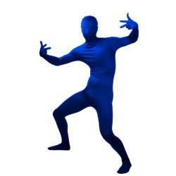 DEGUISEMENT KOLALAPO OU SECONDE PEAU BLEU TAILLE M