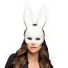 DEMI MASQUE LAPIN BUNNY BLANC DEMI MASQUE LAPIN BUNNY BLANC