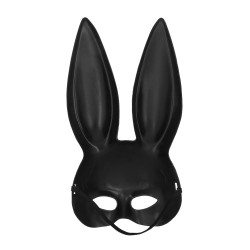 DEMI MASQUE LAPIN BUNNY NOIR