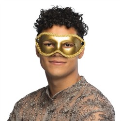 DEMI-MASQUE LOUP GABRIELLA OR