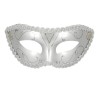 DEMI-MASQUE LOUP GABRIELLA ARGENT DEMI-MASQUE LOUP GABRIELLA ARGENT
