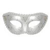 DEMI-MASQUE LOUP GABRIELLA ARGENT