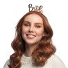 SERRE TETE OU TIARE FUTURE MARIEE ECRITURE BRIDE ROSE GOLD