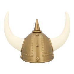 CHAPEAU VIKING ERIK EN PLASTIQUE LONGUES CORNES