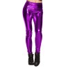LEGGING STRECH VIOLET METALLIQUE TAILLE M LEGGING STRECH VIOLET METALLIQUE TAILLE M