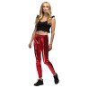 LEGGING STRECH ROUGE METALLIQUE TAILLE M LEGGING STRECH ROUGE METALLIQUE TAILLE M