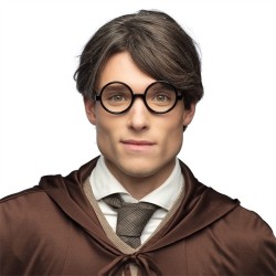 LUNETTES RONDES NOIRES PARTY SORCIER HARRY
