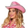 CHAPEAU WESTERN COW BOY GLIMMER ROSE DIADEME PRINCESSE