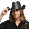 CHAPEAU WESTERN COWBOY RODEO A SEQUINS NOIR