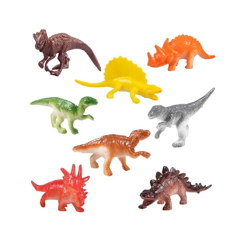8 DINOSAURES 7 X 2 CM  8 DINOSAURES 7 X 2 CM
