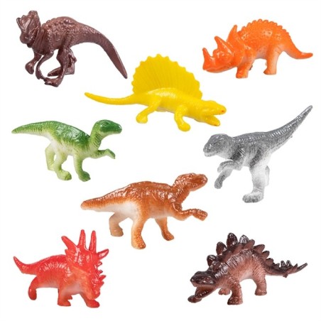 8 DINOSAURES 7 X 2 CM 