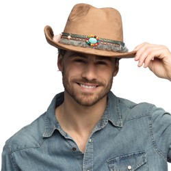 CHAPEAU WESTERN COW BOY FESTIVAL BEIGE