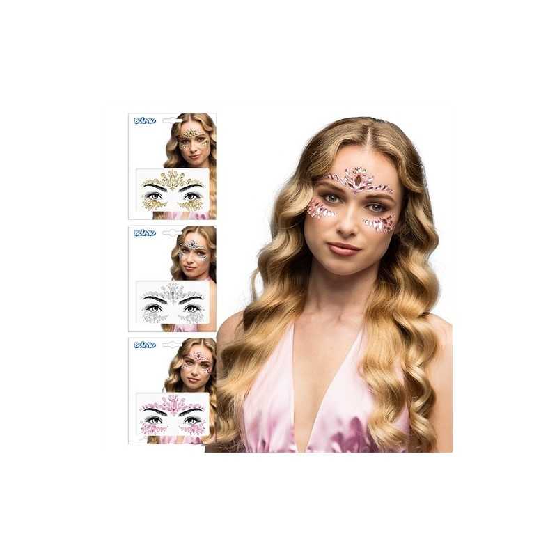 BIJOUX OU STRASS DE VISAGE CORDELIA ARGENT OU OR OU ROSE
