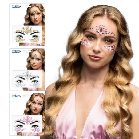 BIJOUX OU STRASS DE VISAGE CORDELIA ARGENT OU OR OU ROSE