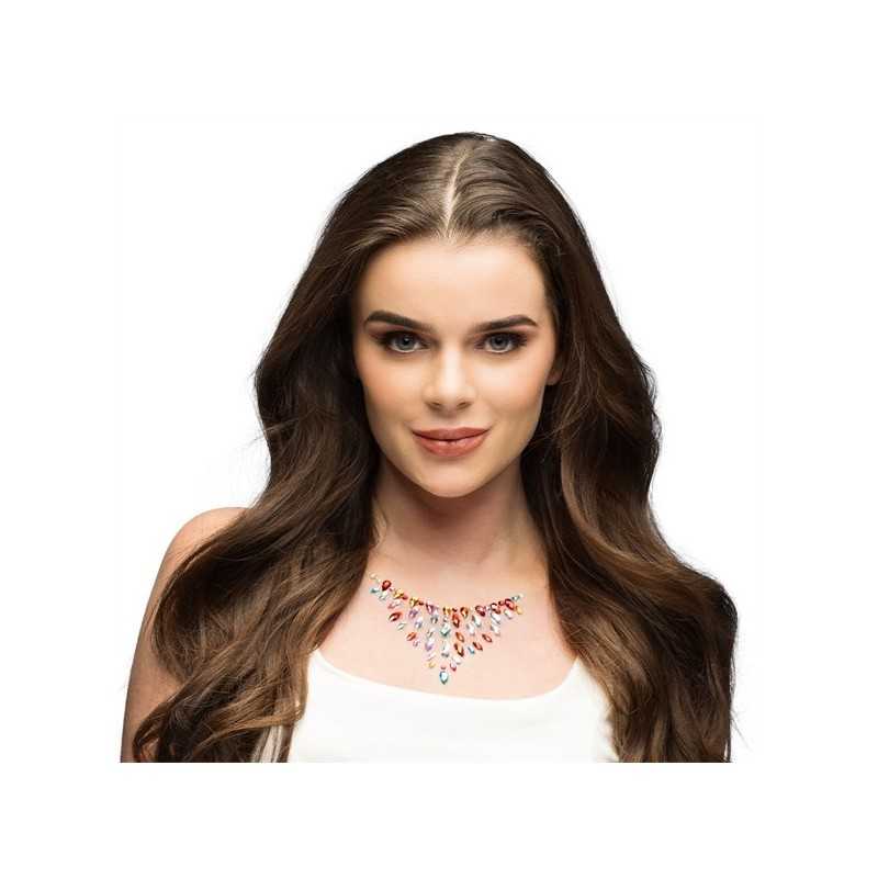 BIJOUX OU STRASS DE CORPS PRISCILLA MULTICOLORE