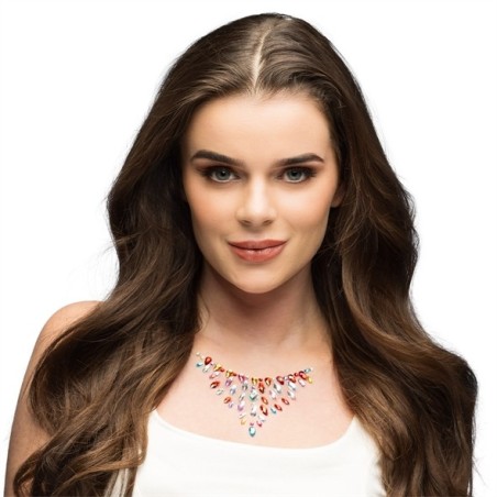 BIJOUX OU STRASS DE CORPS PRISCILLA MULTICOLORE