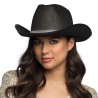 CHAPEAU WESTERN COW BOY DAISY NOIR