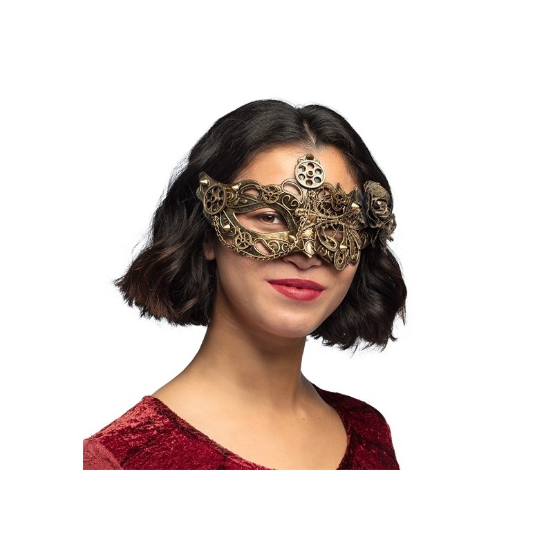 LOUP OU DEMI MASQUE STEAMFLOWER STEAMPUNK MORDORE