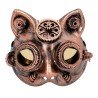 LOUP OU DEMI MASQUE STEAMCAT CHAT STEAMPUNK 