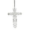 COLLIER CROIX DE CURE OU PRETRE ARGENT 